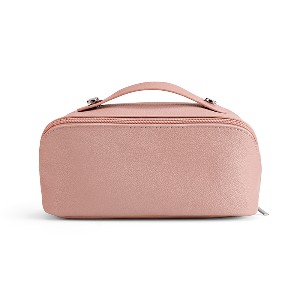 geanta cosmetice piele reciclata macao roz atb004 8