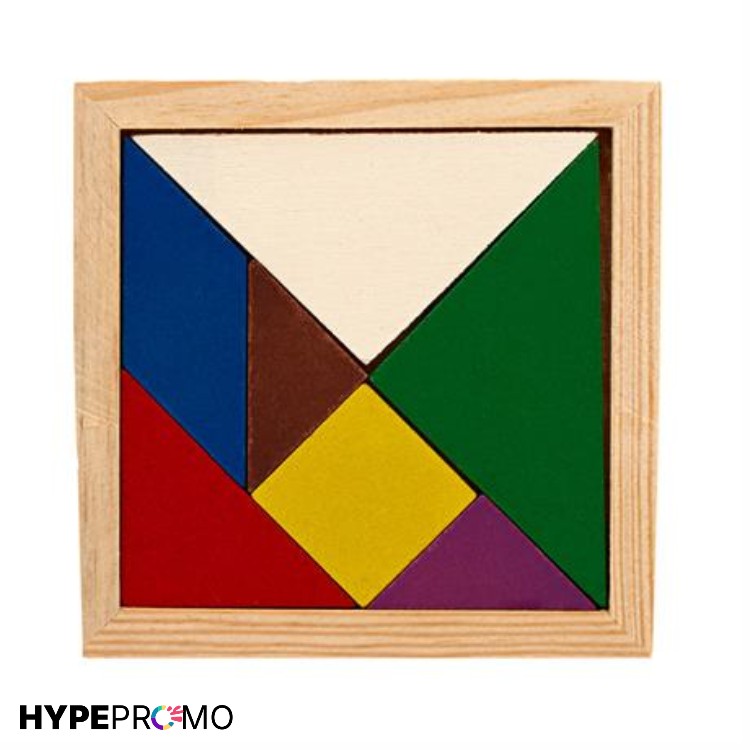 tangram puzzle lemn 7 piese ju0111 1