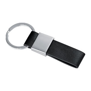 breloc metalic negru personalizat 97885 1